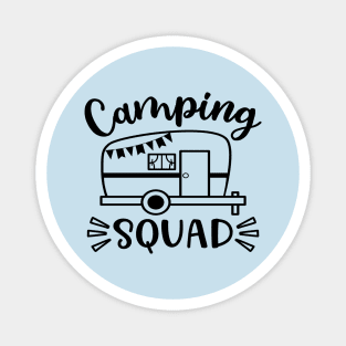 Camping Squad Family Camper RV Magnet